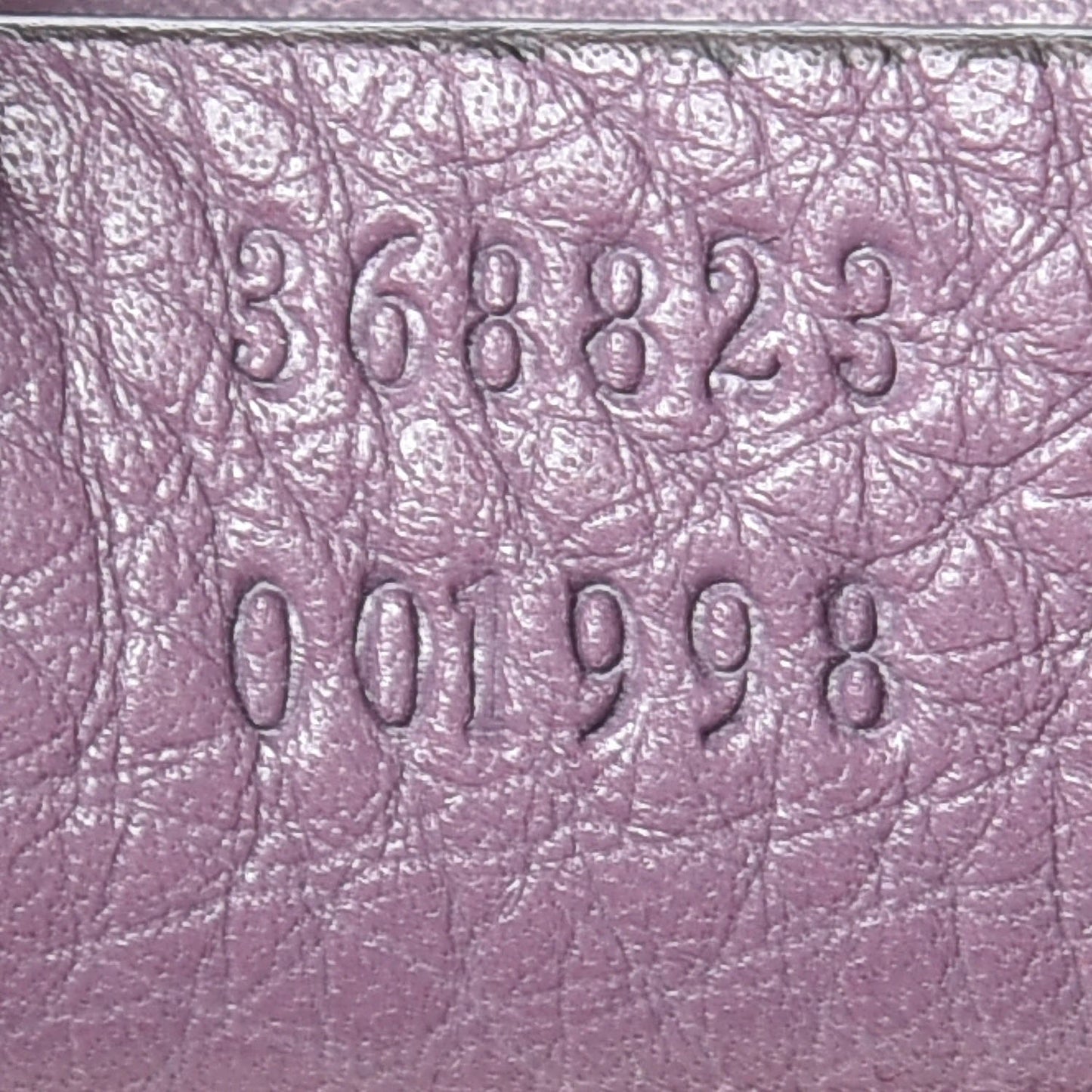 Calfskin Mini Bamboo Shopper Tote Purple