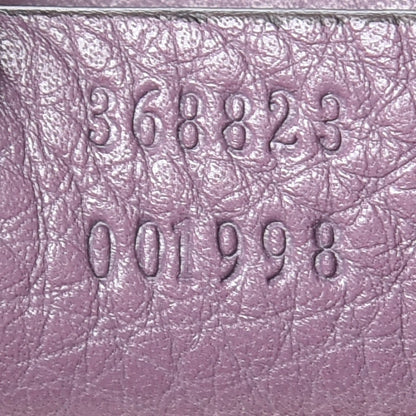 Gucci Calfskin Mini Bamboo Shopper Tote Purple 8 of 11