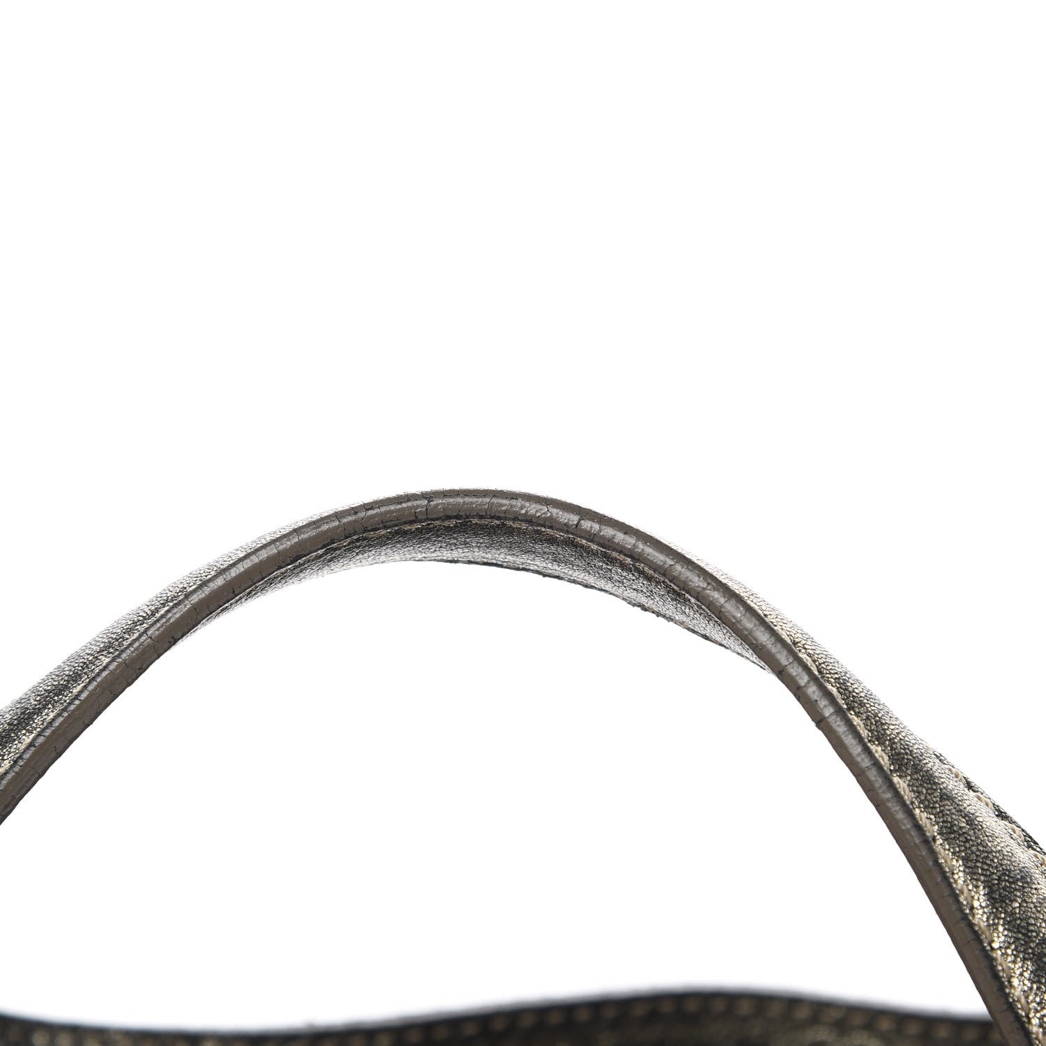 Jimmy Choo Metallic Calfskin Mahala Tote Pewter 14 of 17