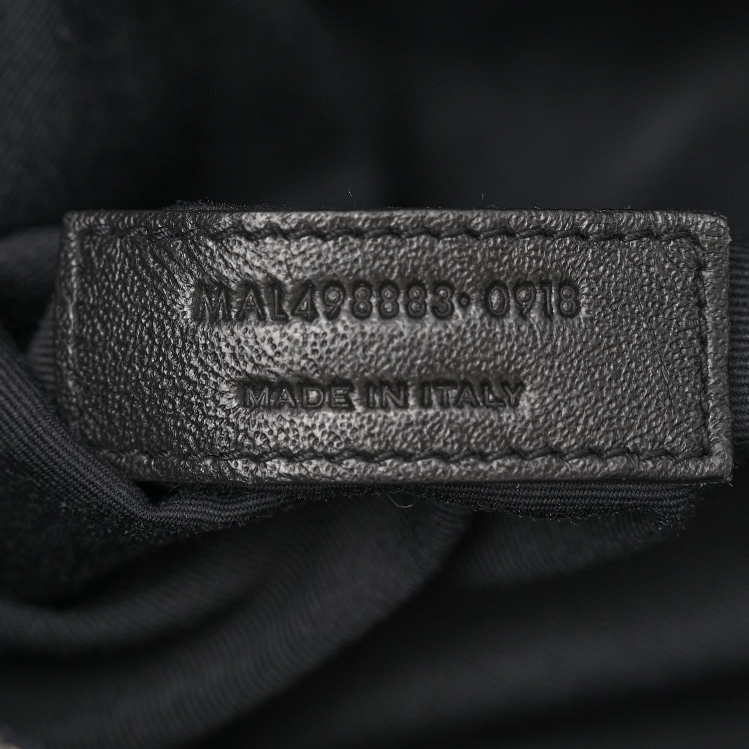 Saint Laurent Crinkled Calfskin Matelasse Monogram Large Niki Chain Satchel Black 7 of 10