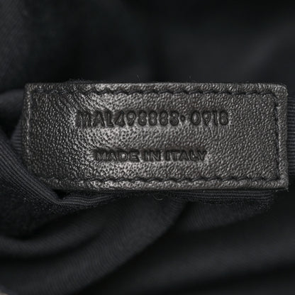 Saint Laurent Crinkled Calfskin Matelasse Monogram Large Niki Chain Satchel Black 7 of 10