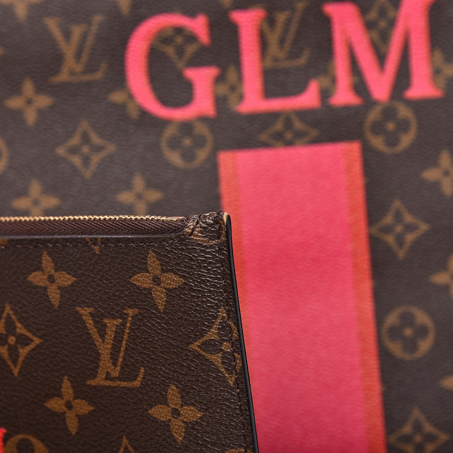 Monogram My LV Heritage Neverfull GM Red Magenta