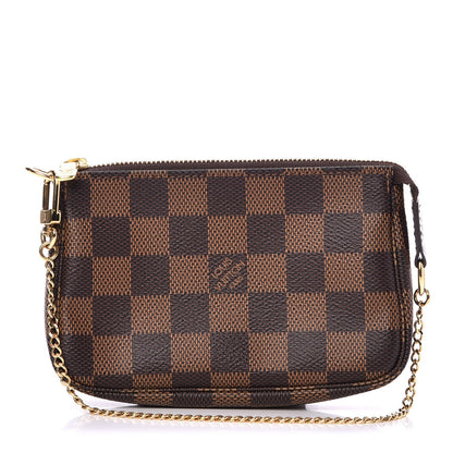 Louis Vuitton Damier Ebene Mini Pochette Accessories 1 of 8
