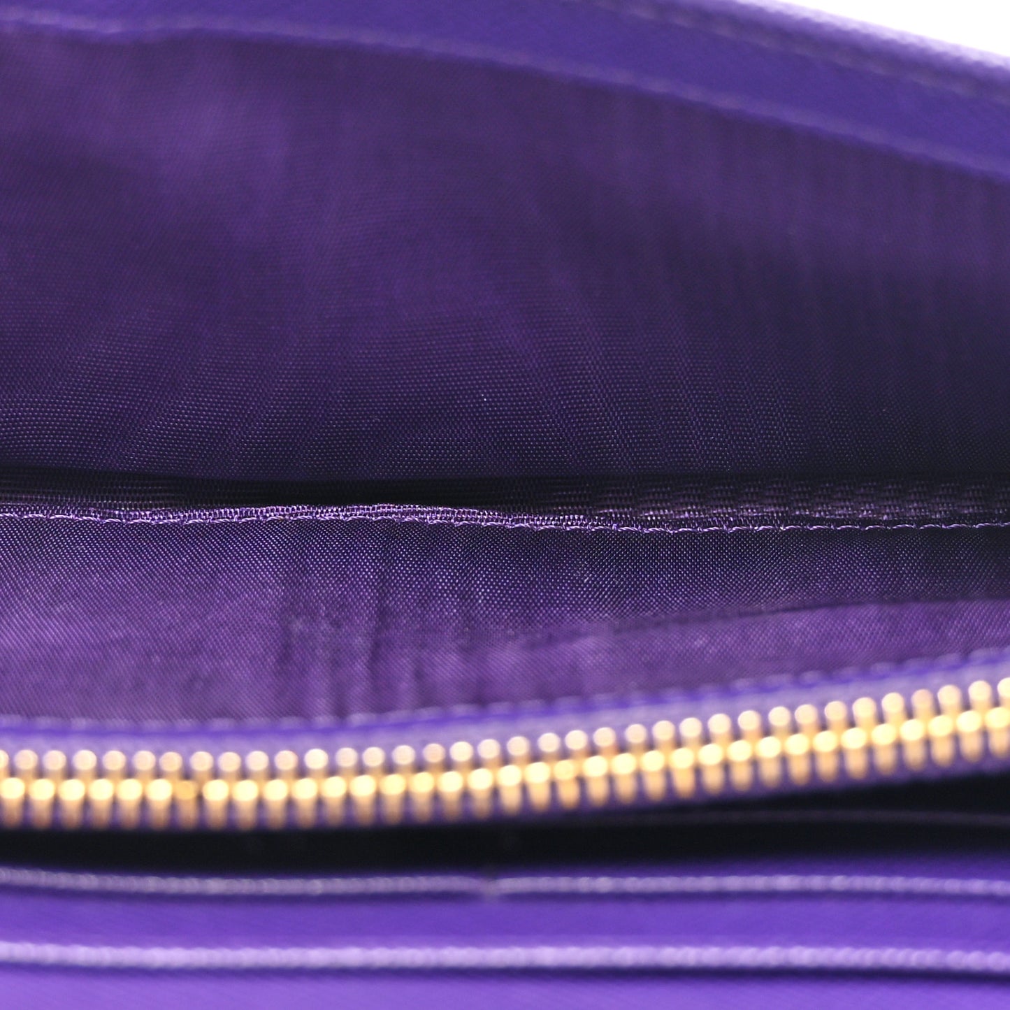 Saffiano Lux Metal Continental Flap Travel Wallet Viola