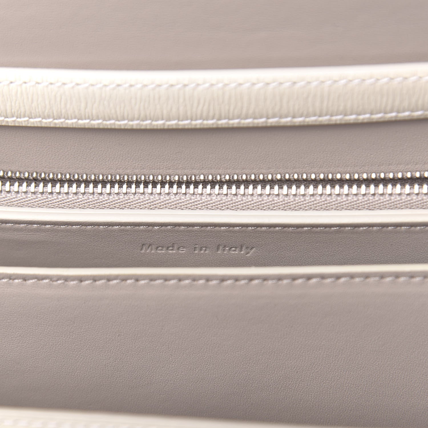 Celine Liege Calfskin Medium Classic Box Flap Bag White 6 of 10