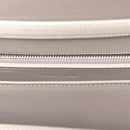 Celine Liege Calfskin Medium Classic Box Flap Bag White 6 of 10