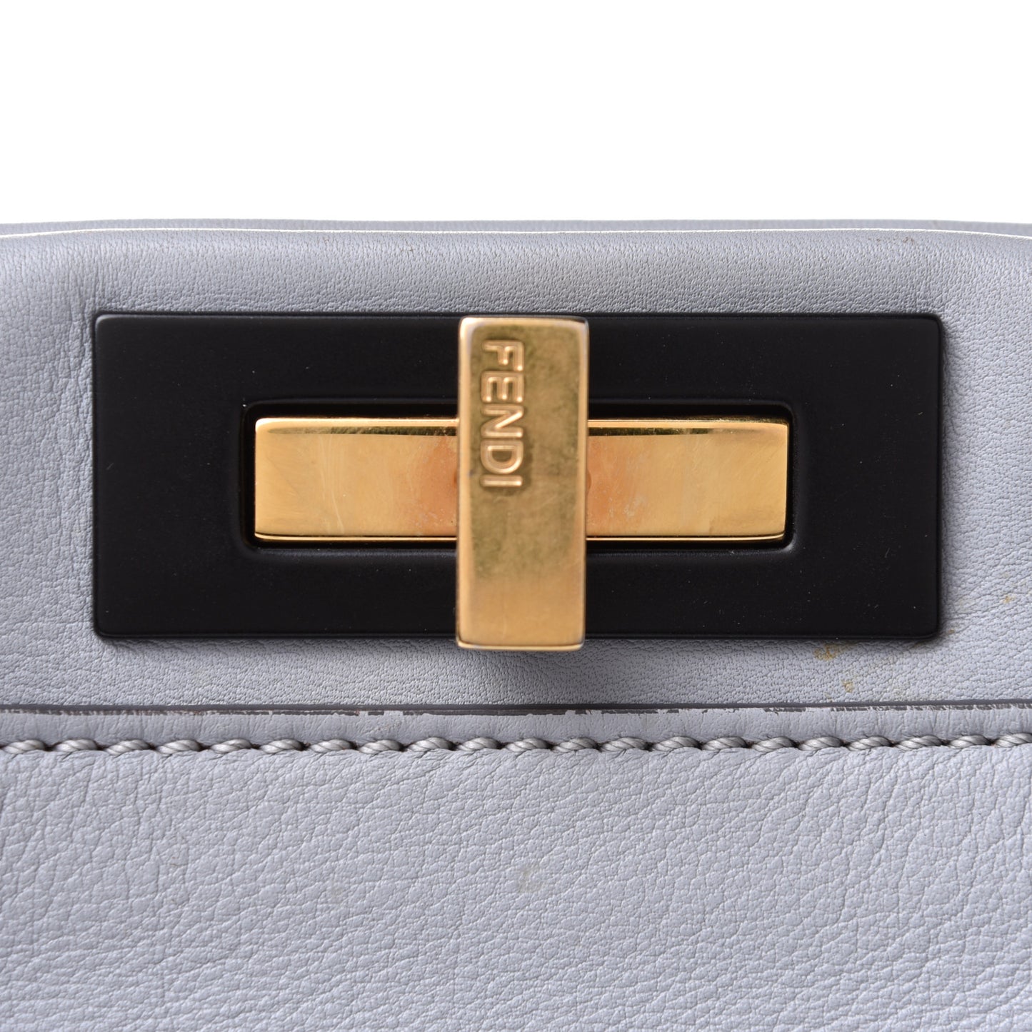 Vitello Seta Shiny Nappa Medium Peekaboo Iconic Satchel Ardesia Amido