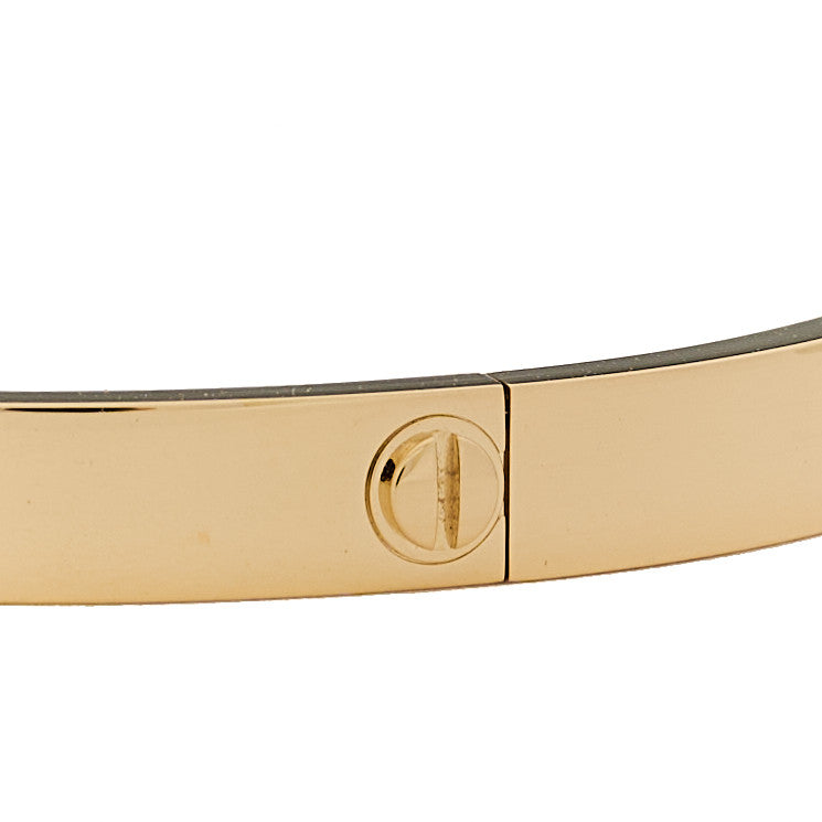 Cartier 18K Yellow Gold Medium LOVE Bracelet 17 6 of 10