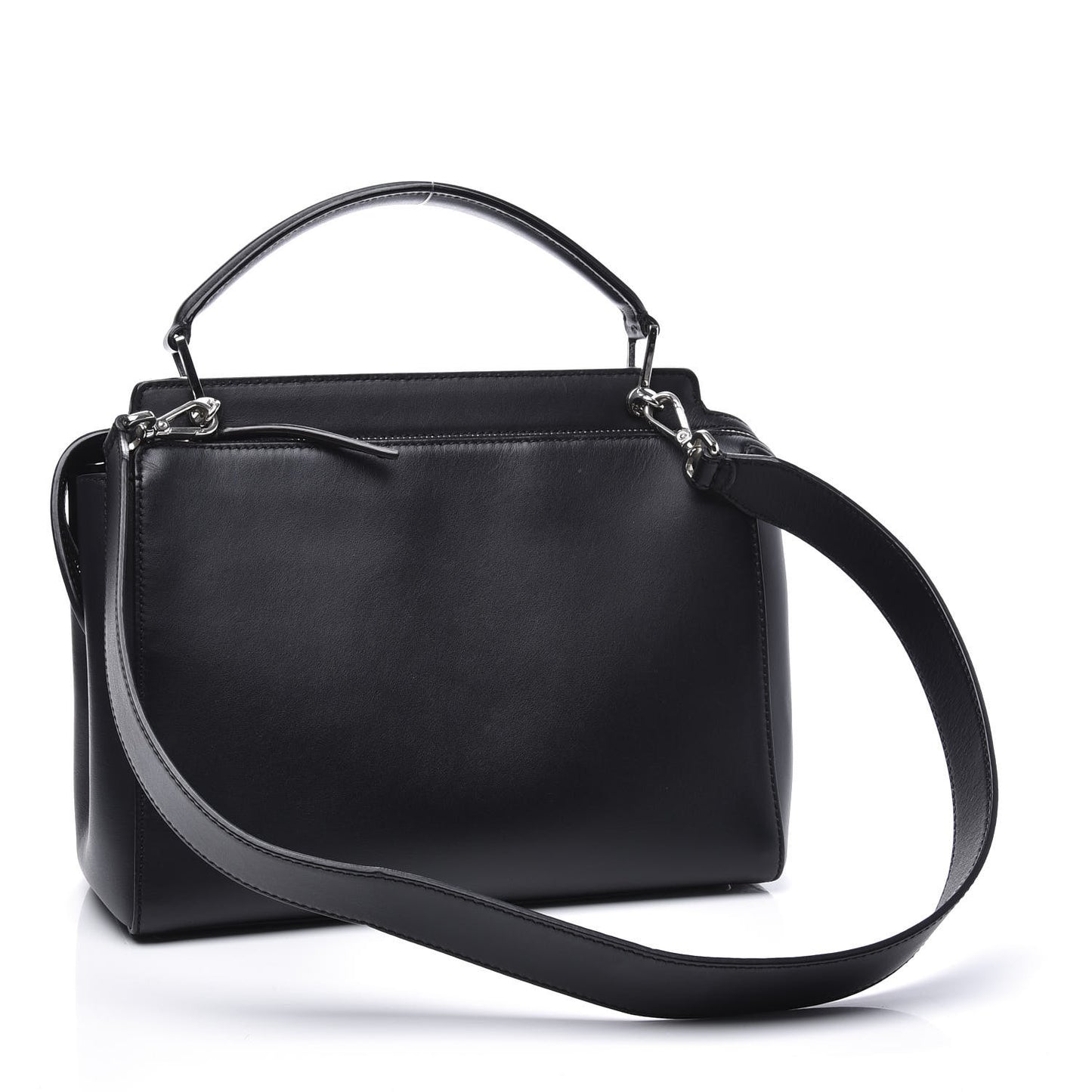 Vitello Baltico Dolce DotCom Satchel Black Blue Royal