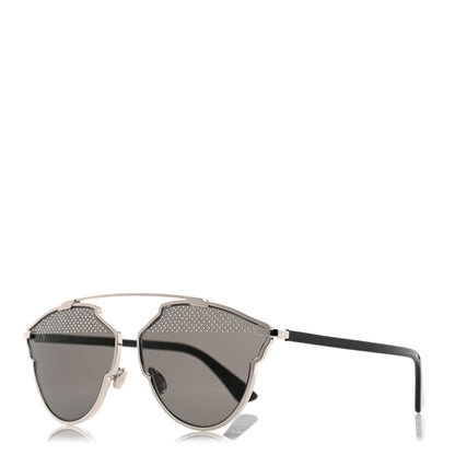 Christian Dior Studded So Real Sunglasses Silver White 1 of 8