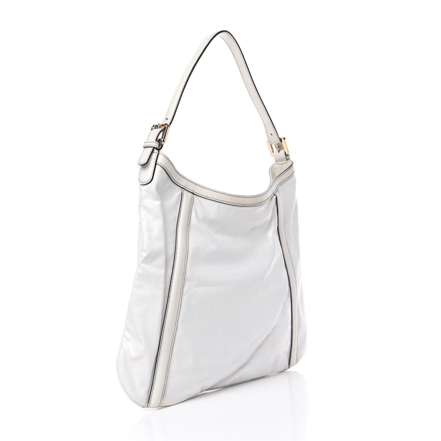 Gucci Dialux Medium Britt Shoulder Bag Off White 3 of 10