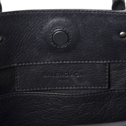 Balenciaga Veau Papier A6 Zip Around Tote Black 9 of 10