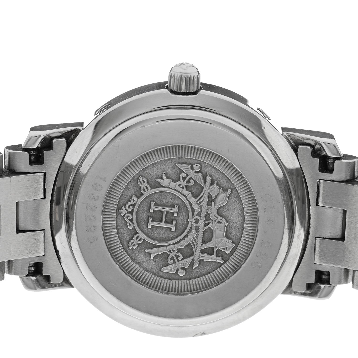 Hermes Stainless Steel 24mm Clipper Quartz Watch Gold 4 of 4