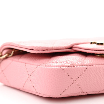 Chanel Caviar Quilted Mini Chain Belt Bag Light Pink 10 of 11