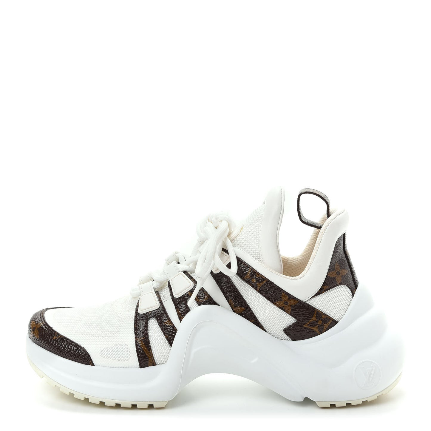 Patent Monogram LV Archlight Sneakers 37.5 White