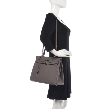 Hermes Togo Kelly Retourne 35 Etain 2 of 33