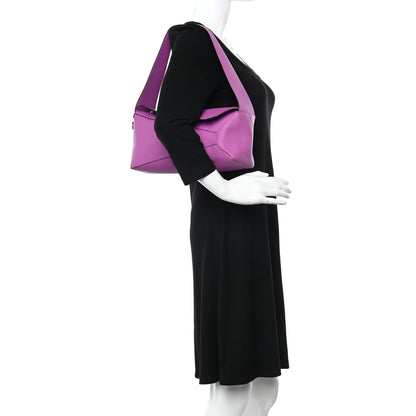 Loewe Calfskin Puzzle Hobo Bright Purple 2 of 12