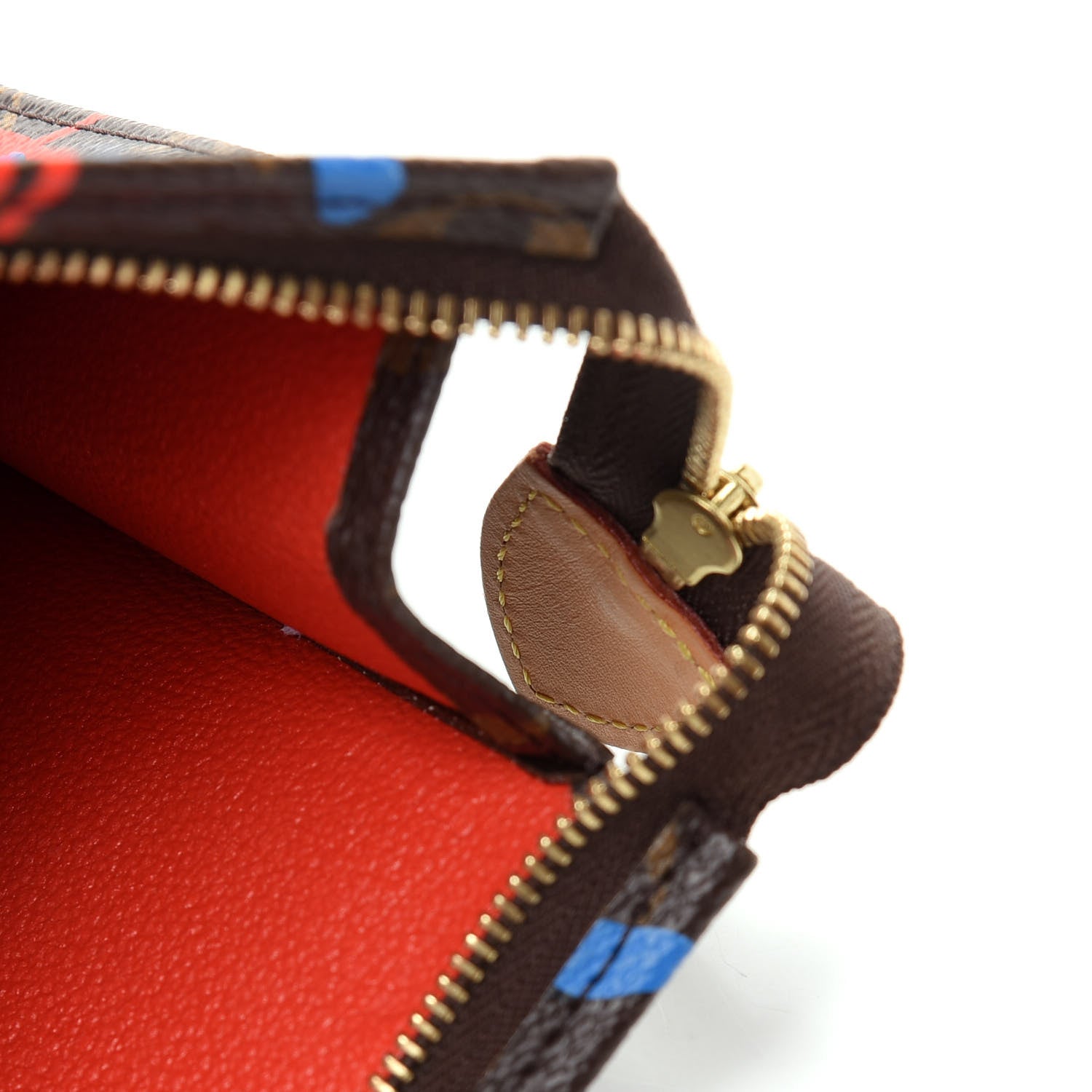 Louis Vuitton Monogram Jungle Dots Toiletry Pouch 26 Coquelicot Denim 7 of 7