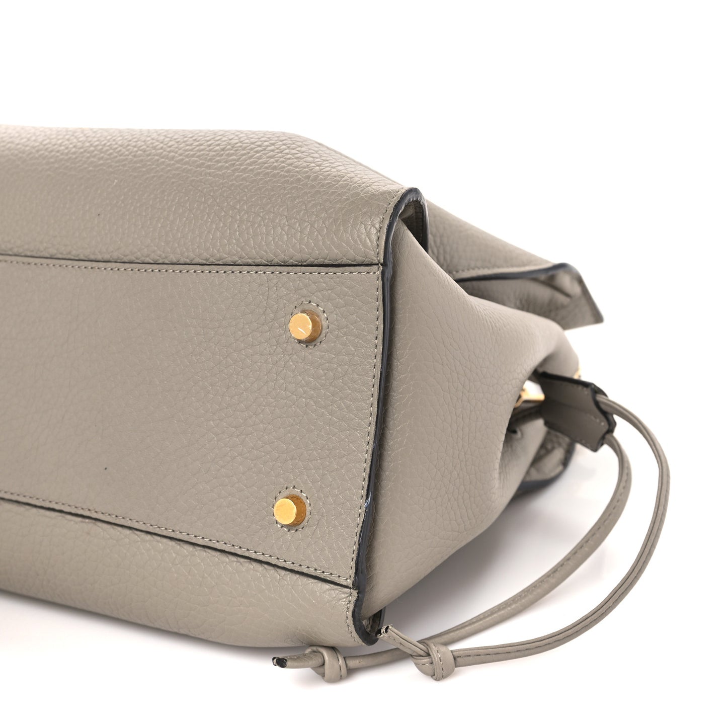 Heavy Grain Iris Tote Powder Grey Dark Clay