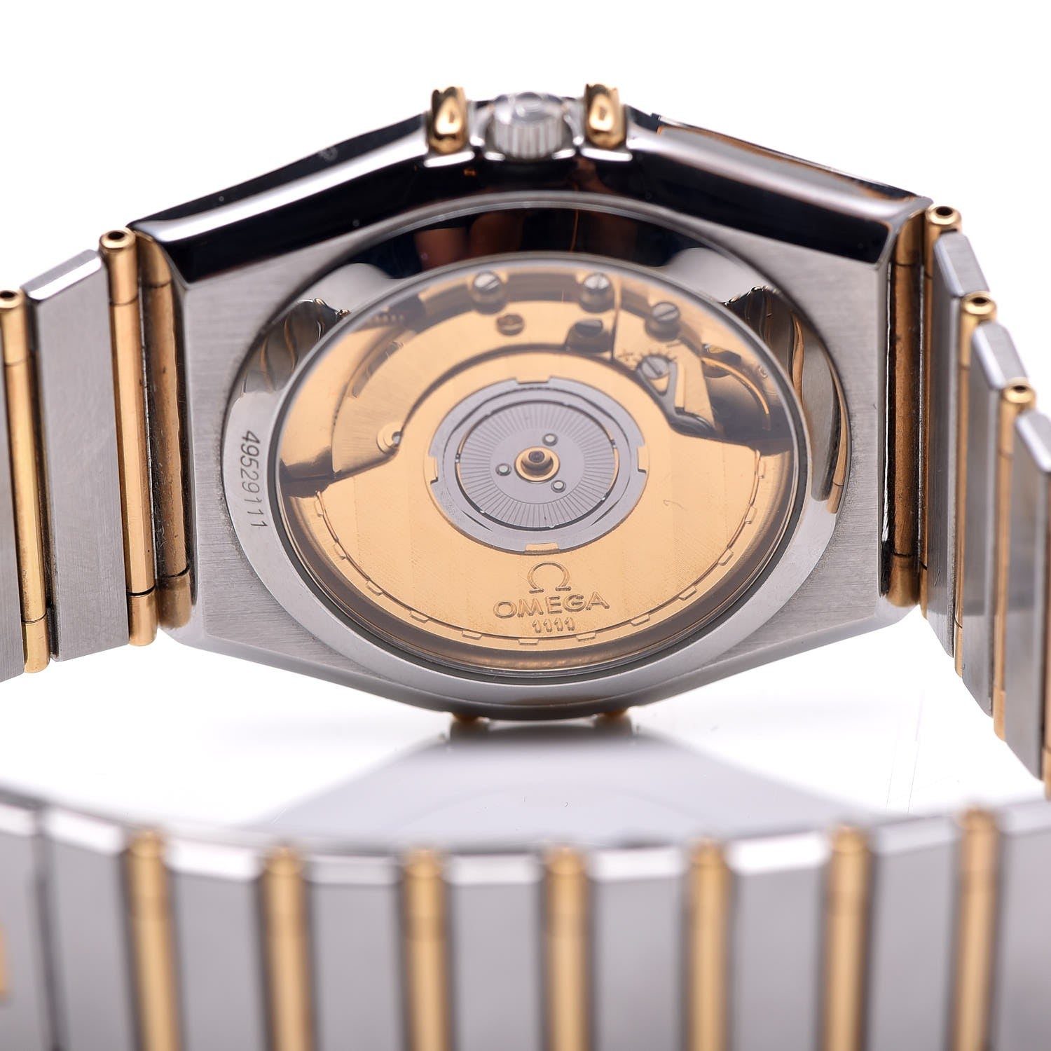 Omega Stainless Steel 18K Yellow Gold 35mm Constellation Chronometer Automatic Watch Champagne 368.1075 5 of 7