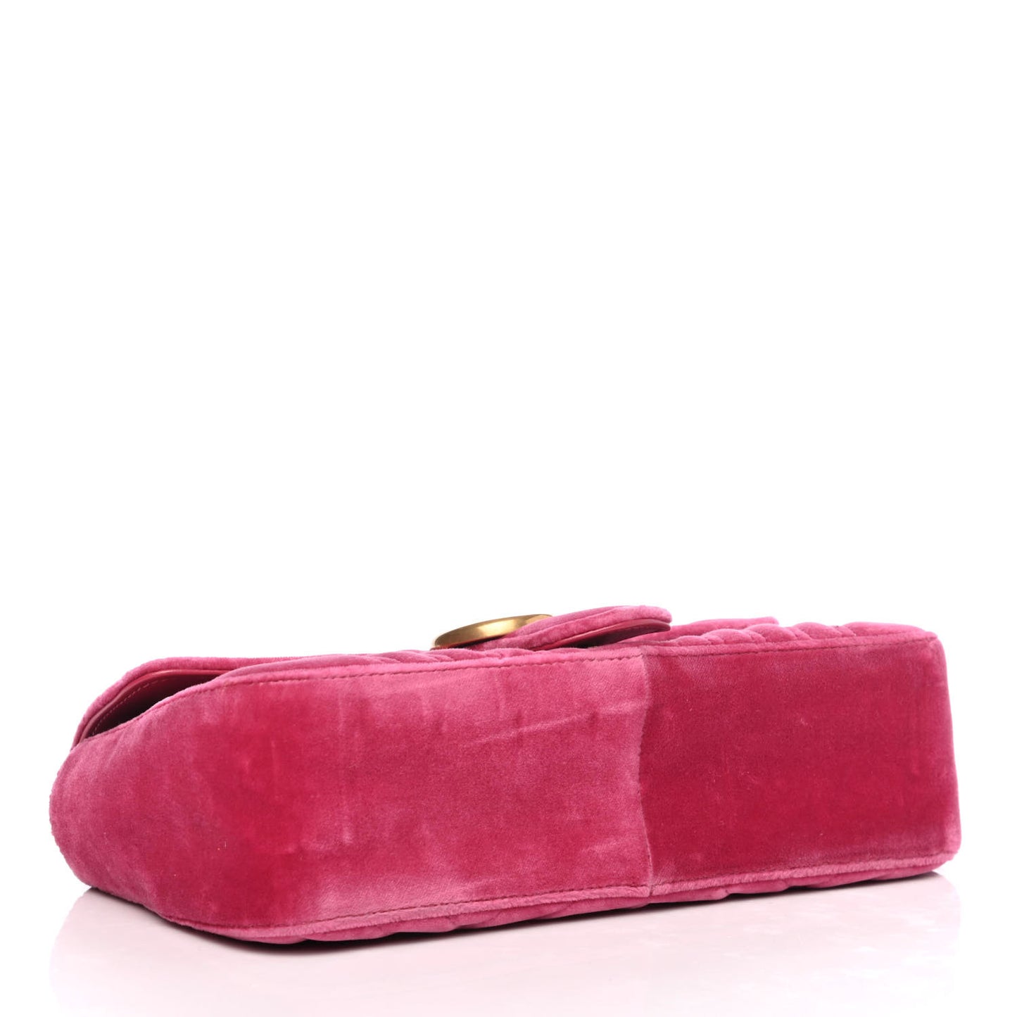Velvet Matelasse Small GG Marmont Shoulder Bag Light Raspberry Rose