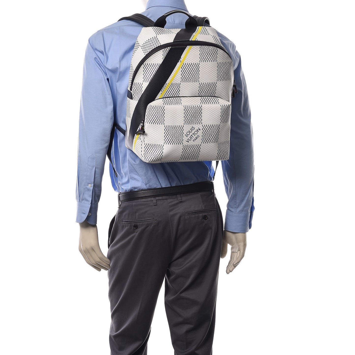 Damier Azur Latitude America's Cup Apollo Backpack Yellow