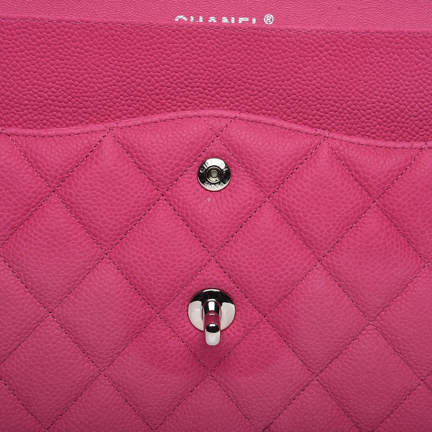 Chanel Iridescent Caviar Quilted Jumbo Double Flap Pink 9 of 12