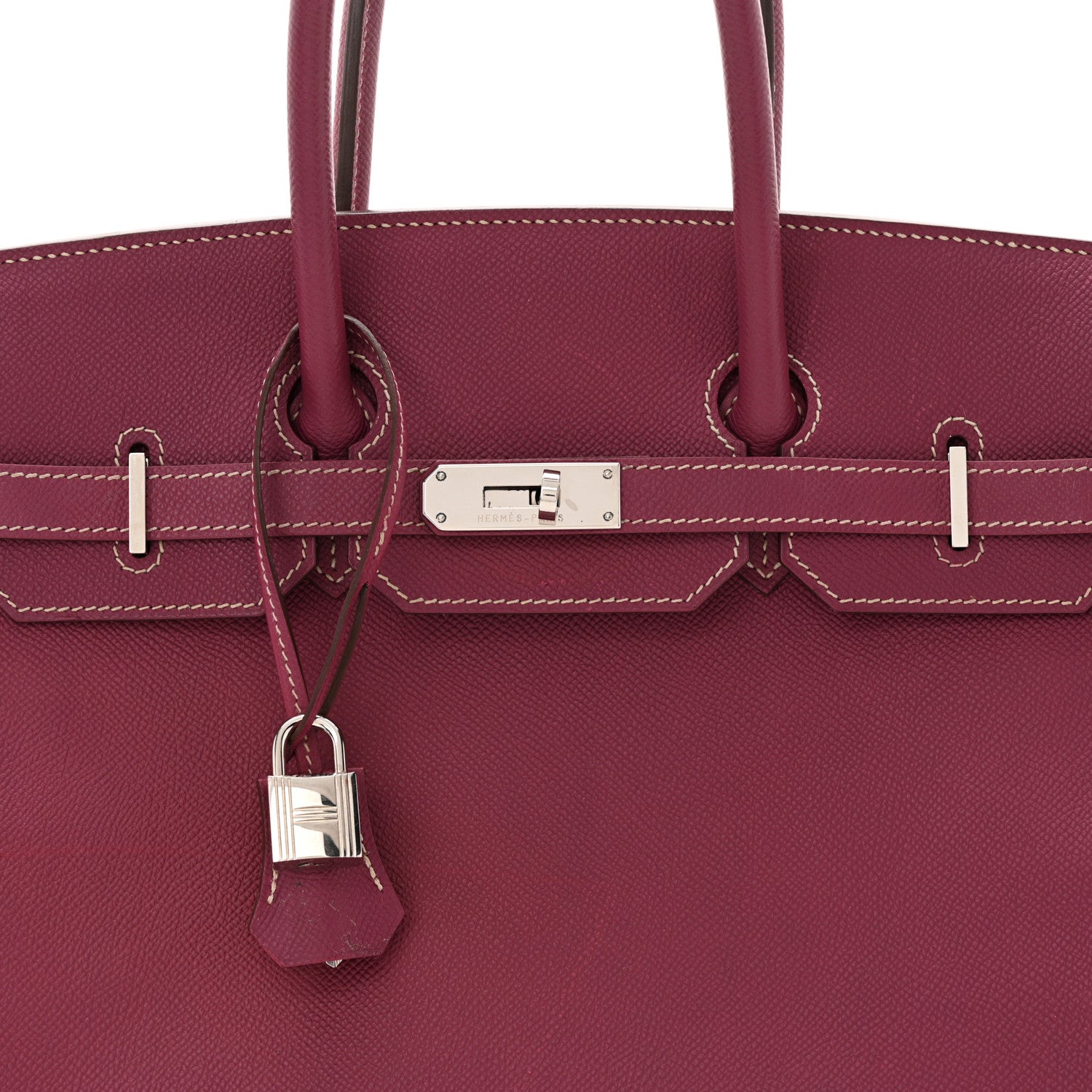 Hermes Epsom Candy Birkin 35 Tosca Rose Tyrien 8 of 14