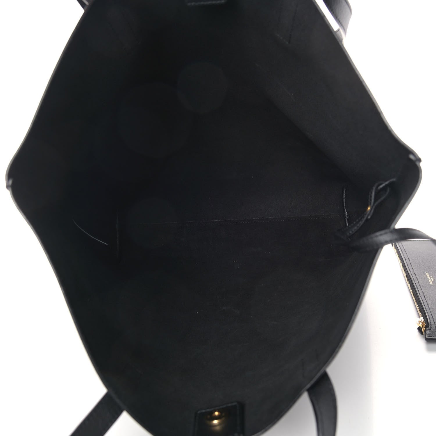 Saint Laurent Calfskin Medium Shopping Tote Black 7 of 11