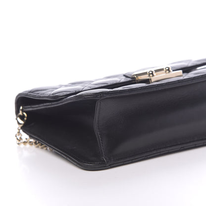 Christian Dior Lambskin Cannage Miss Dior Promenade Pouch Black 9 of 11