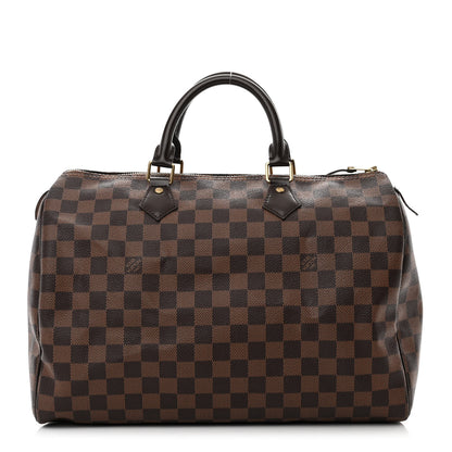Louis Vuitton Damier Ebene Speedy 35 1 of 17