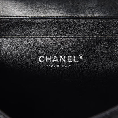 Chanel Lambskin Quilted Clutch With Chain Flap Black 7 of 16