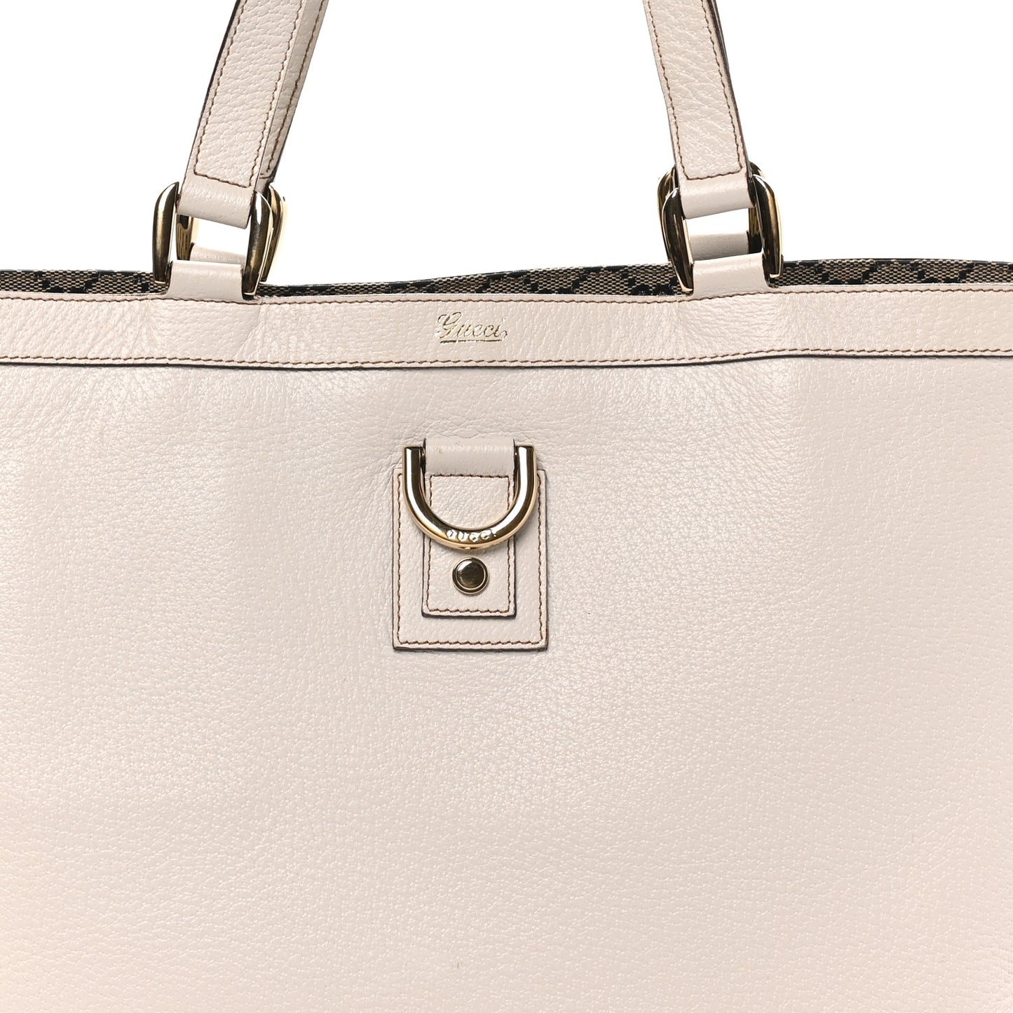 Calfskin Large Abbey Tote White