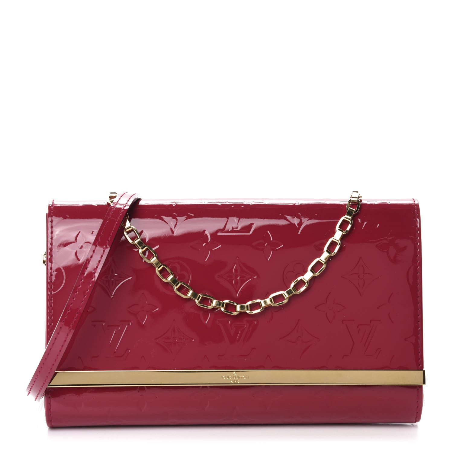 Louis Vuitton Vernis Ana Clutch Rose Indien 1 of 9