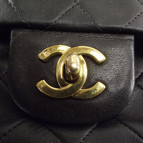 Chanel Vintage Lambskin Double Medium Flap Bag 12 of 12