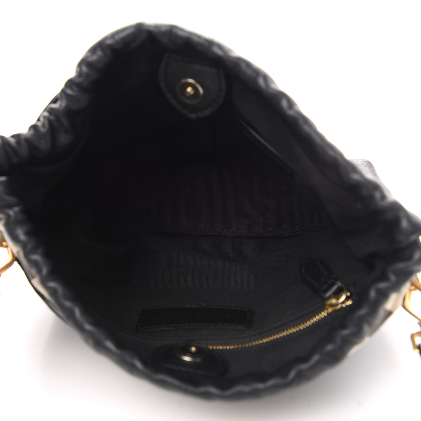 Calfskin House Check Little Crush Black