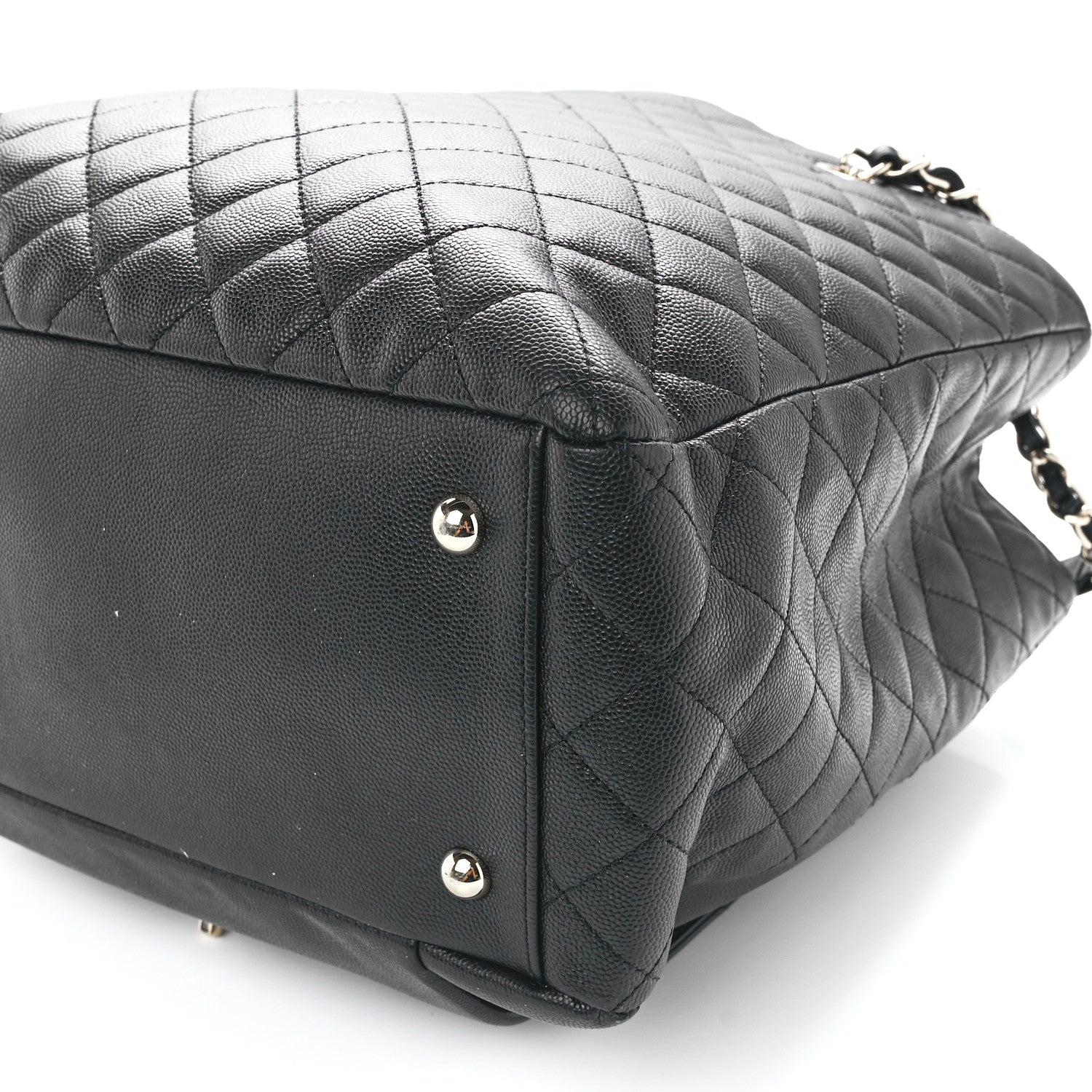 Chanel Caviar Quilted Pocket Large Tote Black 10 of 10
