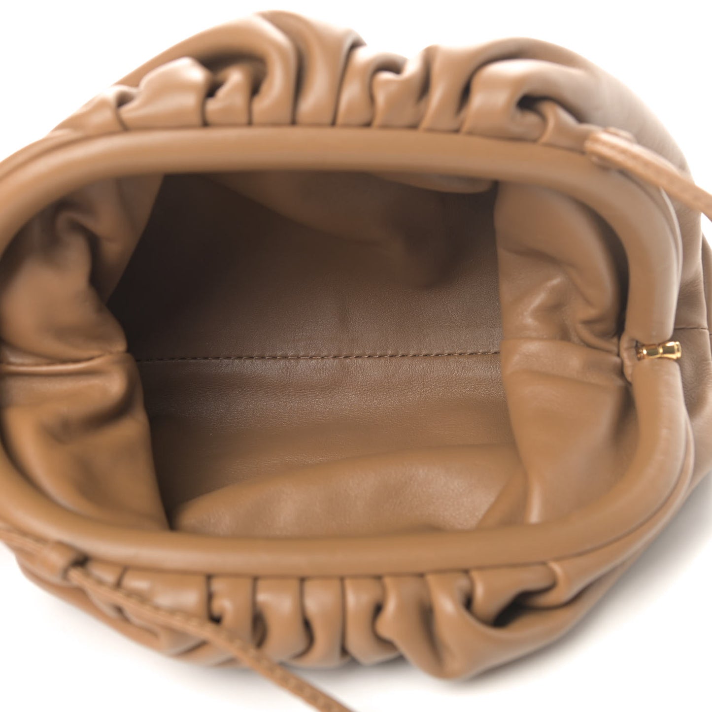 Butter Calfskin The Mini Pouch Cammello