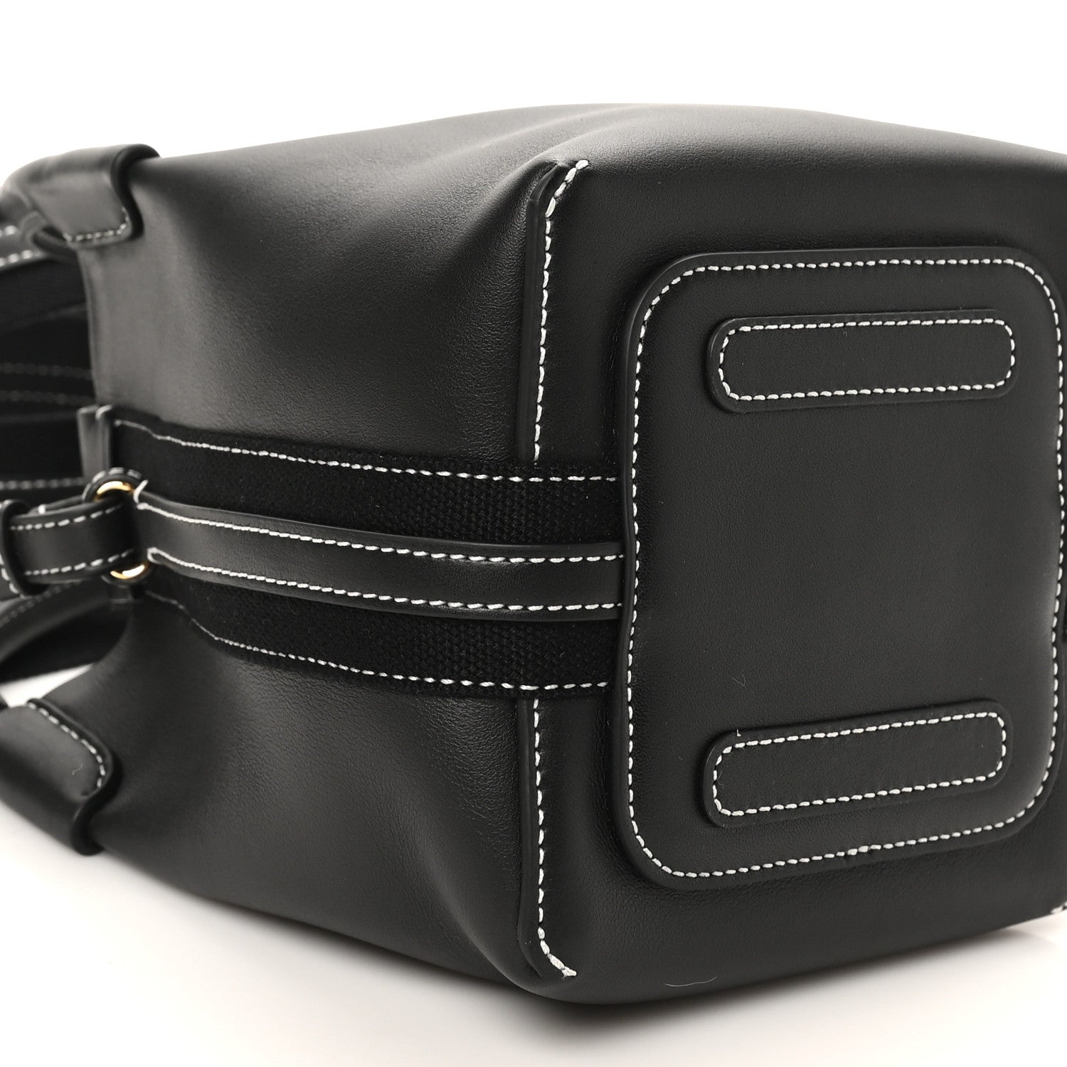 Loro Piana Smooth Calfskin Micro Bale Bag Black 8 of 9