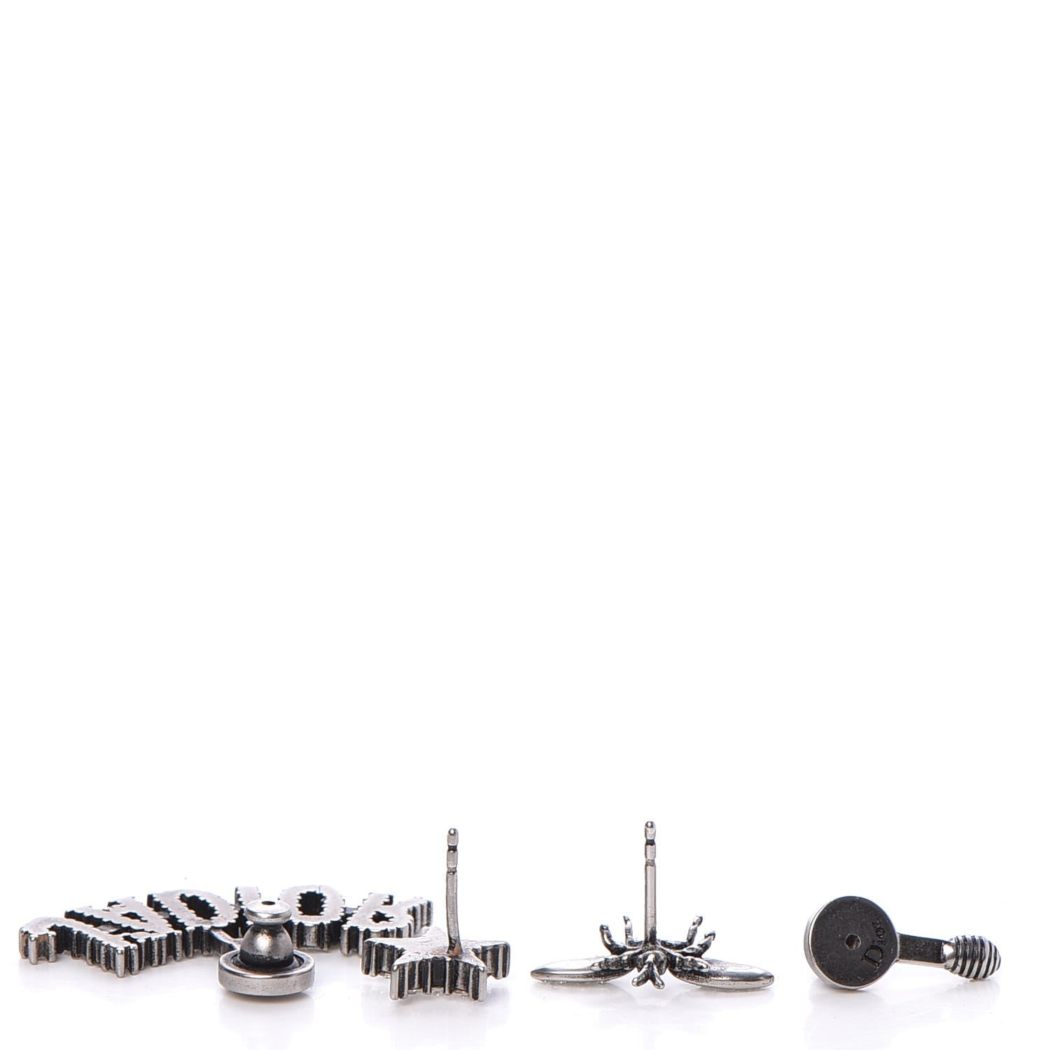 Christian Dior Palladium Crystal J'adior Earrings 5 of 5