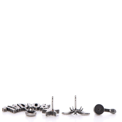 Christian Dior Palladium Crystal J'adior Earrings 5 of 5