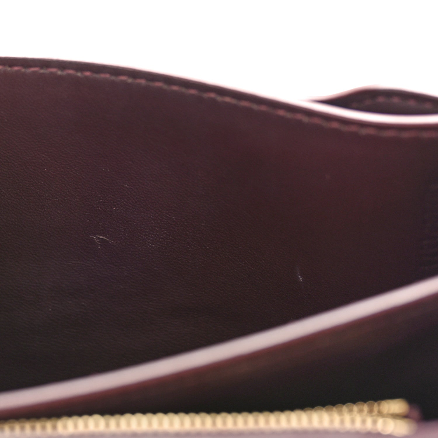 Burberry Calfskin Monogram Embossed Small TB Chain Bag Oxblood 9 of 9