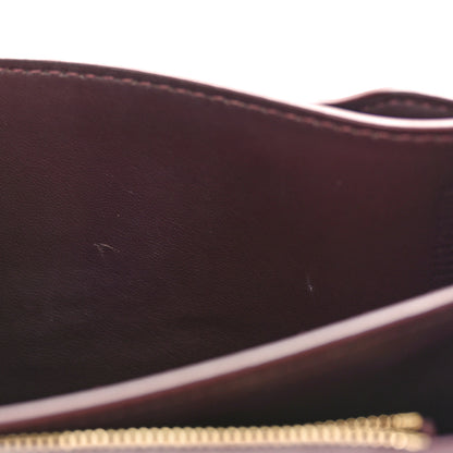Burberry Calfskin Monogram Embossed Small TB Chain Bag Oxblood 9 of 9