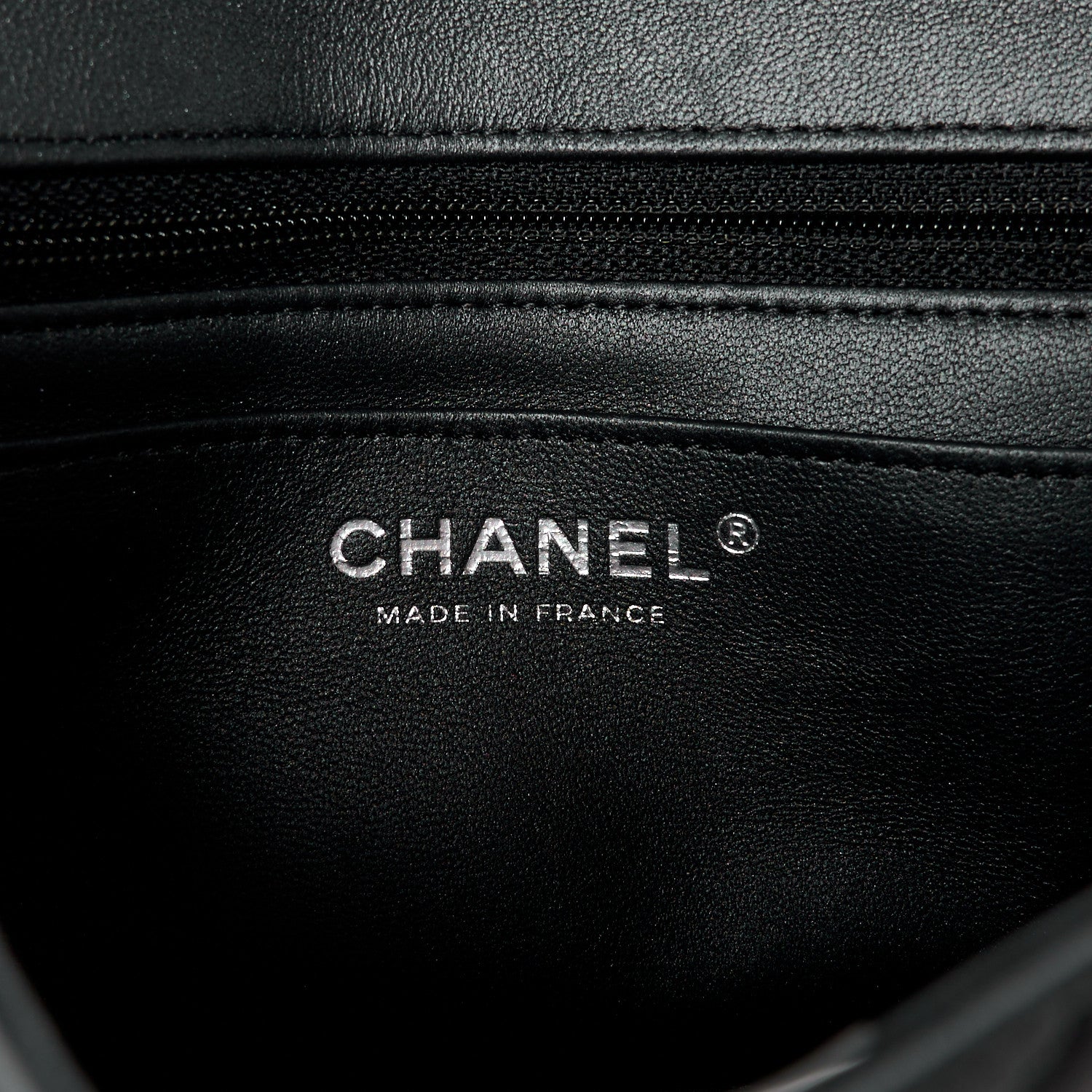 Chanel Lambskin Quilted Mini Rectangular Flap So Black 6 of 12
