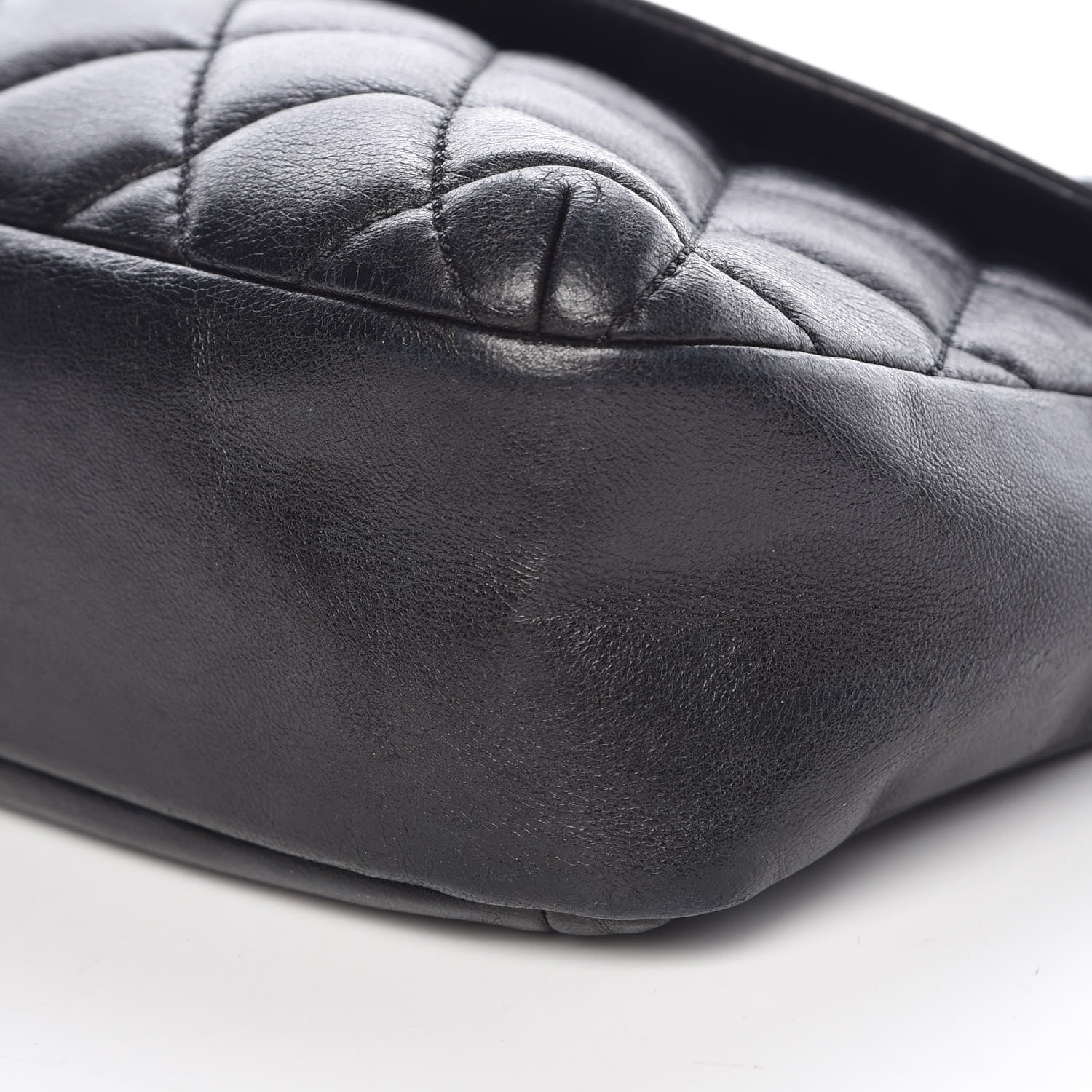 Chanel Lambskin Quilted CC Turnlock Flap Shoulder Bag Black 9 of 9