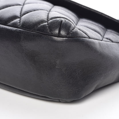 Chanel Lambskin Quilted CC Turnlock Flap Shoulder Bag Black 9 of 9