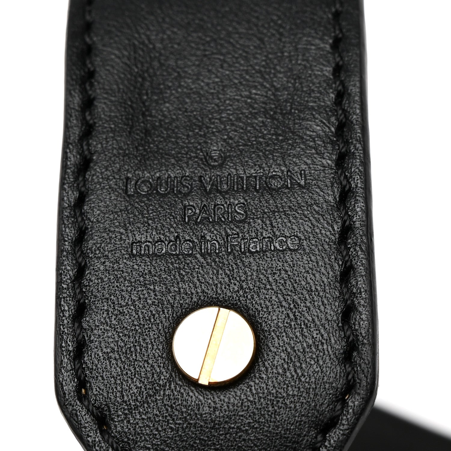 Louis Vuitton Reverse Monogram Bandouliere Shoulder Strap XL Black 4 of 5