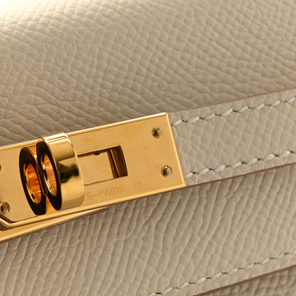 Hermes Epsom Kelly Sellier 25 Craie 11 of 12