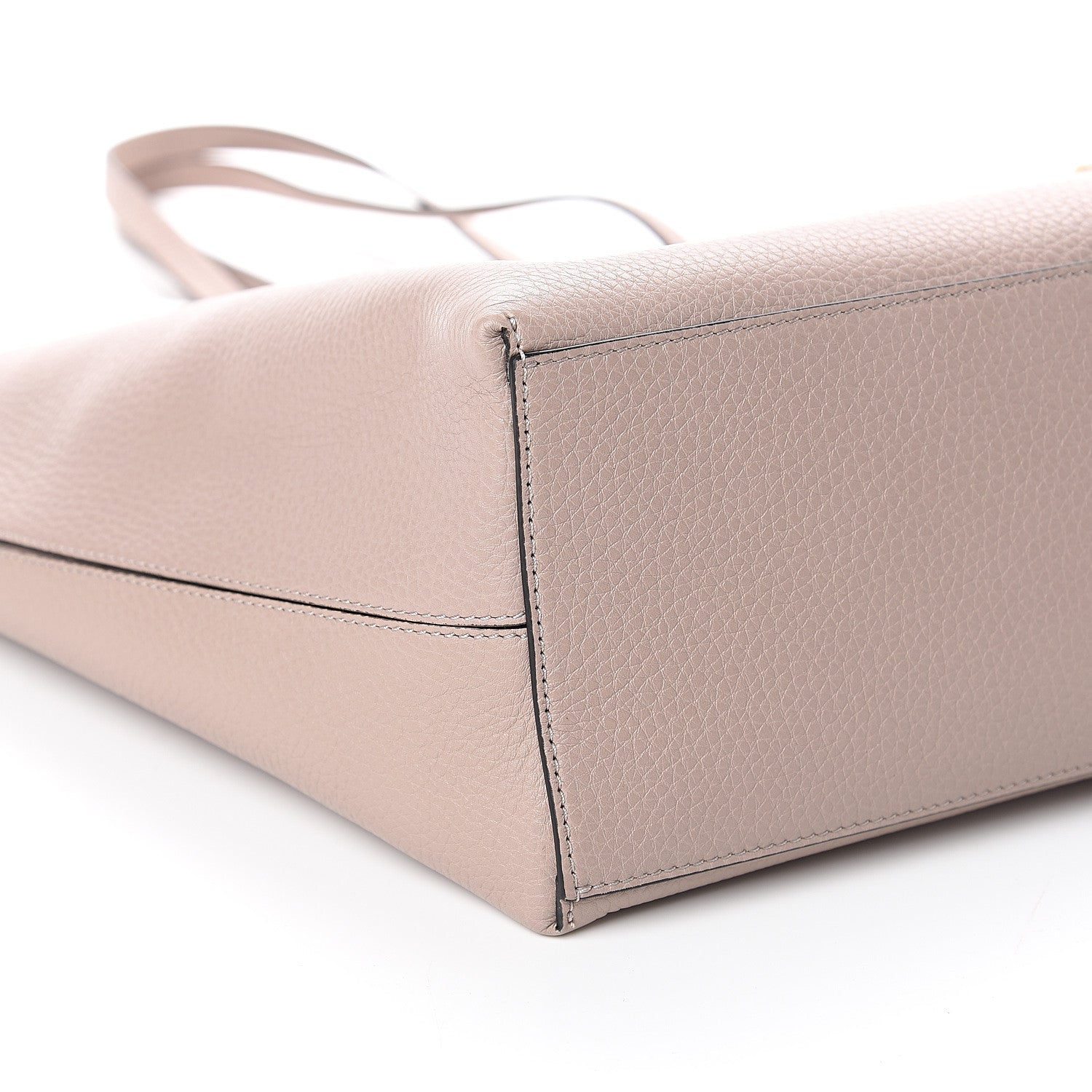 Valentino Garavani Grained Calfskin Rockstud Shoulder Tote Poudre 7 of 8