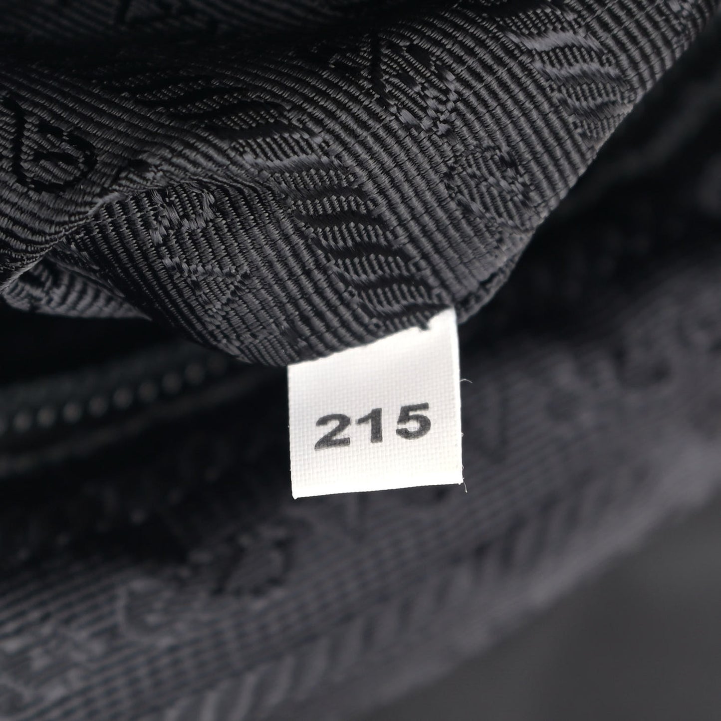 Nylon Vela Saffiano Medium Cinch Backpack Black